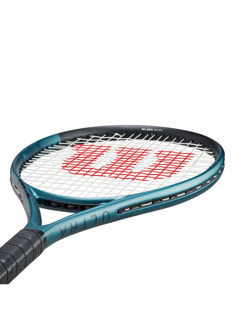 Wilson Ultra 26 V4 Tennis Racket, Head 100, 16x19, Junior Intermediate - Blue/ Black - Image 5