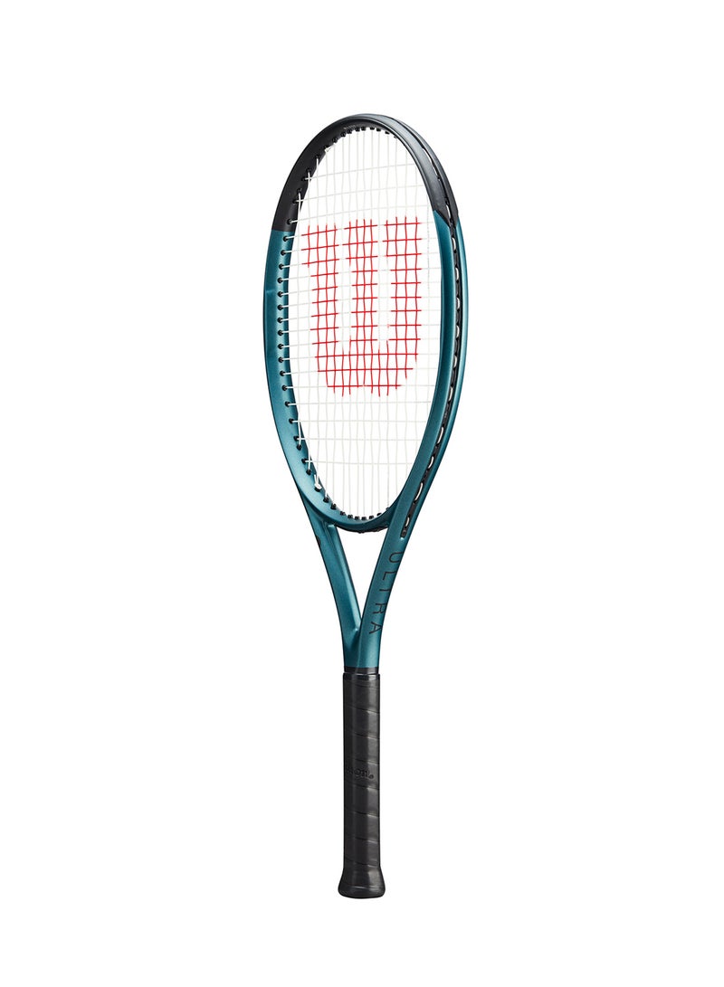 Wilson Ultra 26 V4 Tennis Racket, Head 100, 16x19, Junior Intermediate - Blue/ Black - Image 3