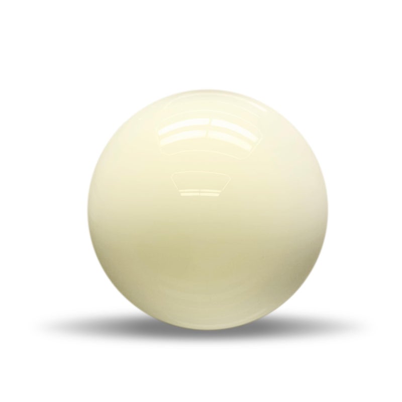 HMQQ 2 1/4" Pool Cue Ball and Professional AAAA Grade Billiards Balls,White Cue Ball, Set of 1, 6oz - Image 1