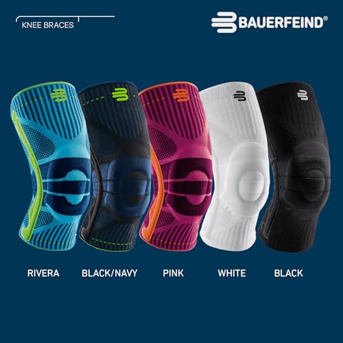Bauerfeind Sports Knee Support - Knee Brace for Pain Relief and Stabilization - Patellar Knee Pad for Enhanced Support - Targeted Compression - Lightweight & Durable (Pink, XS) - Image 3