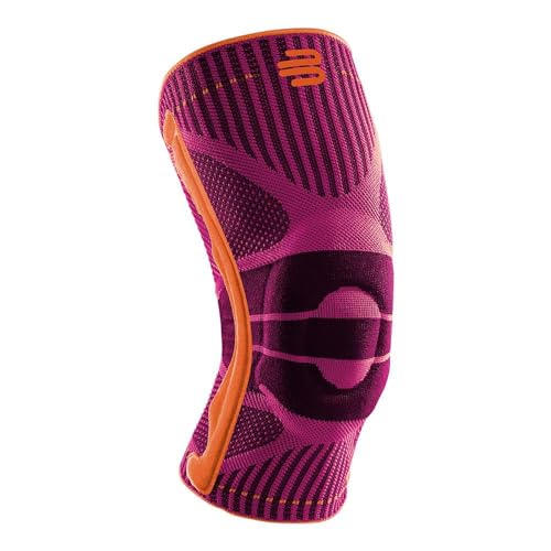 Bauerfeind Sports Knee Support - Knee Brace for Pain Relief and Stabilization - Patellar Knee Pad for Enhanced Support - Targeted Compression - Lightweight & Durable (Pink, XS) - Image 1