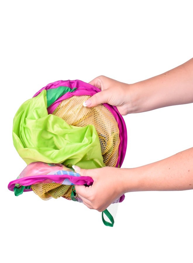 بارني ملعب بارني المنبثق - حوض كرات مع 25 كرة لعب وحلقة كرة سلة، للأطفال الصغار من عمر سنتين فما فوق - Image 5