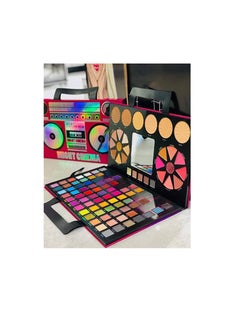 101 color makeup palette, eyeshadow, highlighter and blusher, infinity collection