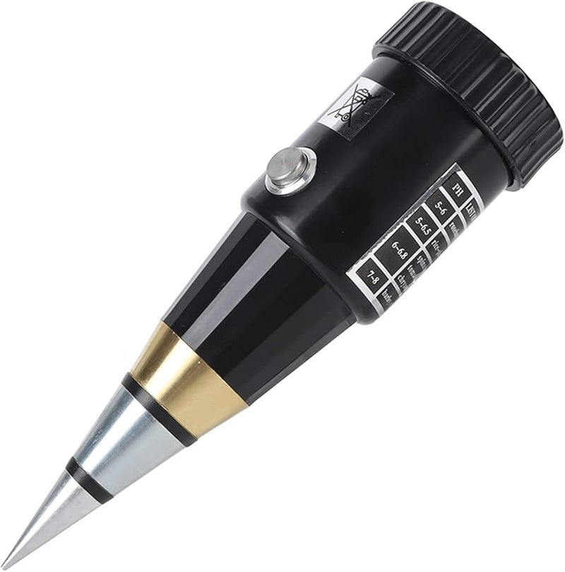 2 في 1 مقياس اختبار التربة للحديقة والمرج والنباتات المحفوظة في أصص، مصنوع من مادة سبيكة عالية الحساسية - Image 3