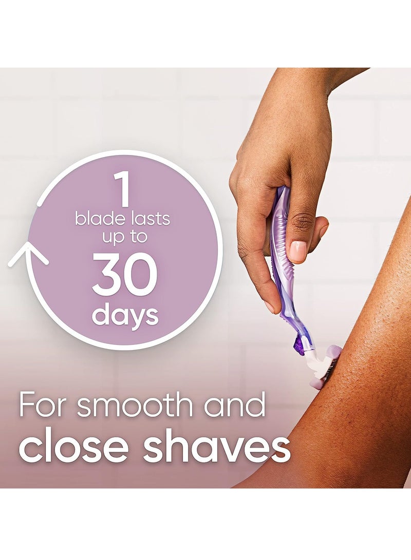 Gillette شفرة حلاقة جيلت فينوس كومفورت غلايد فريزيا للنساء - 1 مقبض + 2 عبوات إضافية - Image 5