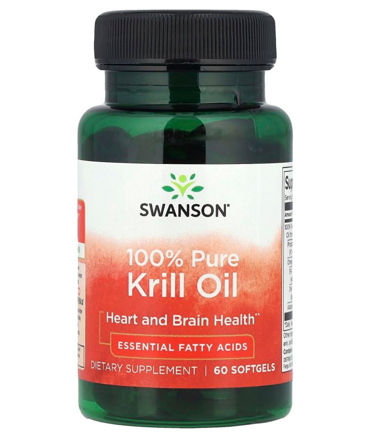 SWANSON 100% Pure Krill Oil 60 Softgels