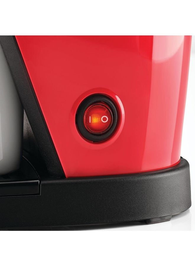 BLACK+DECKER Coffee Maker Machine With Water Tank 250 ml 450 W DCM48-B5 Red/Black - Image 4