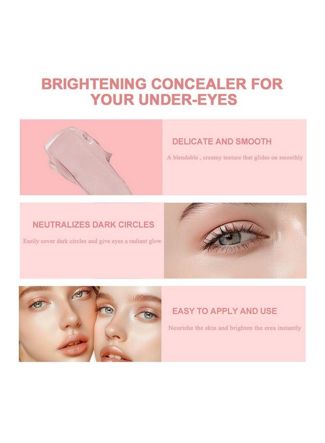 teerova Under Eye Brightener, Concealer Full Coverage for Dark circles, Lightweight Radiant Cream Under Eye Concealer - Image 3