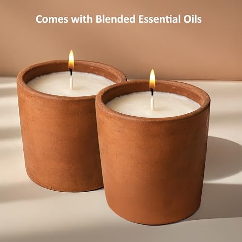 itsy-bitsy Itsy Bitsy DIY Terracotta Soy Wax Candle Kit Box | Eco-Friendly Handmade Candle Craft Set with Terracotta Container | Creative Home & Festive Décor Gift - Image 4
