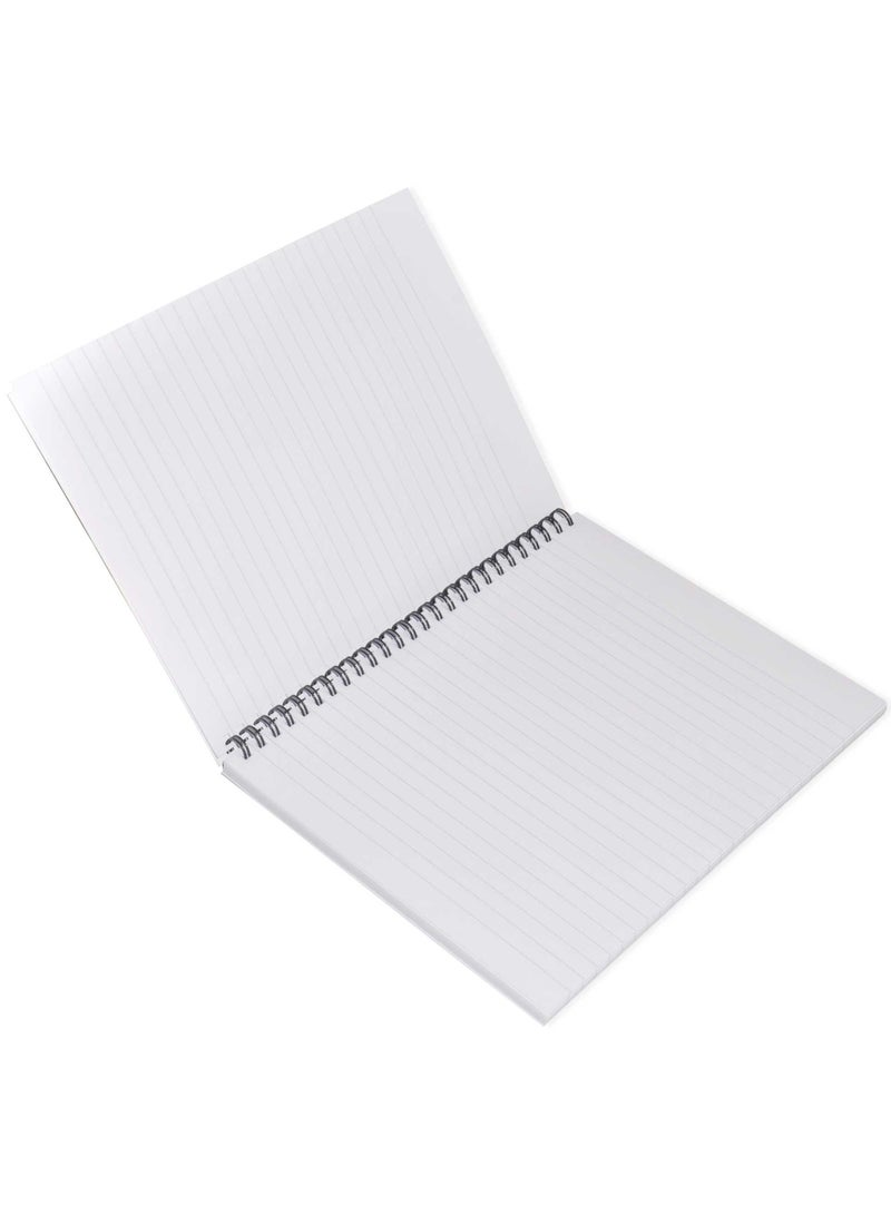 FIS LIGHT Pack of 10  Spiral Soft Cover Notebook, Single Line, 9X7 Inches (22.86 X 20.32 CM), 100 Sheets -LINB971602S - Image 3