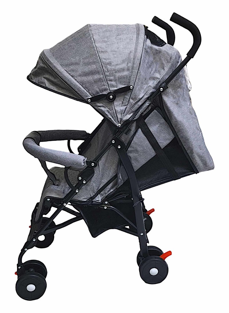 BABYCARA Lightweight Stroller with Adjustable Seat and Convenient Storage Basket - Image 3
