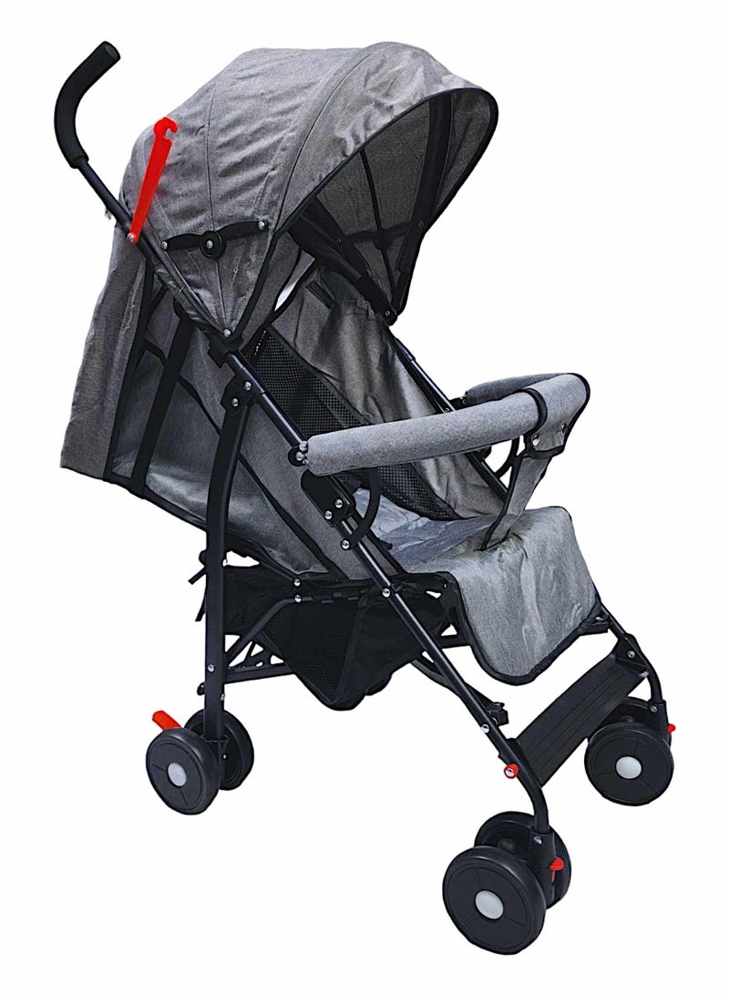 BABYCARA Lightweight Stroller with Adjustable Seat and Convenient Storage Basket - Image 2