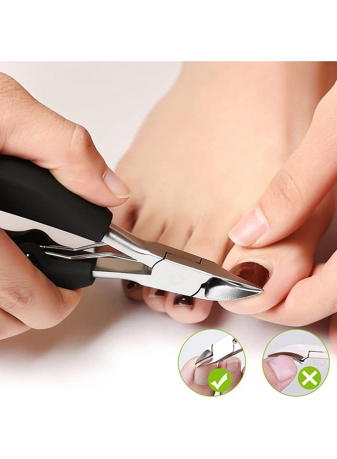 BEZOX Ingrown Toenail Clippers - Professional Nail Clippers For Ingrown Nails For Seniors, Comfor Grip Long Handle Fingernail Clippers, Ergonomic Toenail Scissors - Premiun Stainless Steel - Image 5