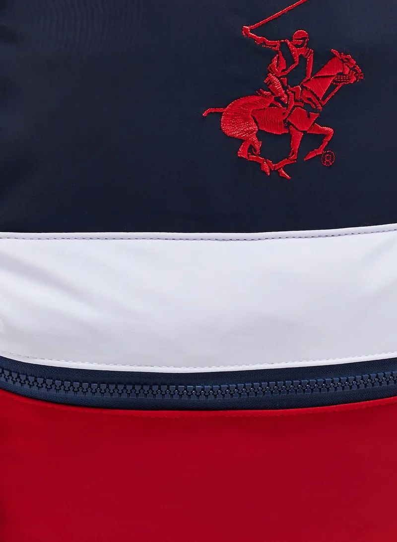 bhpoloclub Logo Front Zip Backpack