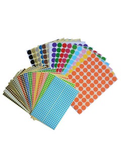 Round Dot Stickers Color Coding Labels 6mm 19mm in 16 Colors