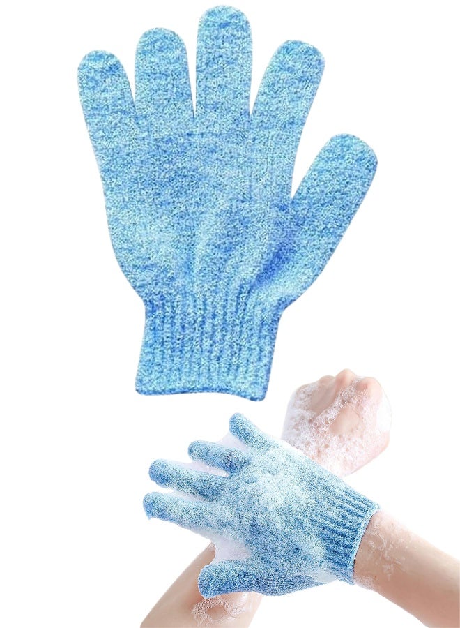 Exfoliating Gloves, 1Pc, Skin Exfoliator for Body, Shower Gloves, Scrub Gloves Exfoliating, Exfoliating Body Scrub Gloves, Loofah Glove, Exfoliation Mitt, Bath Gloves- multicolor - Image 1