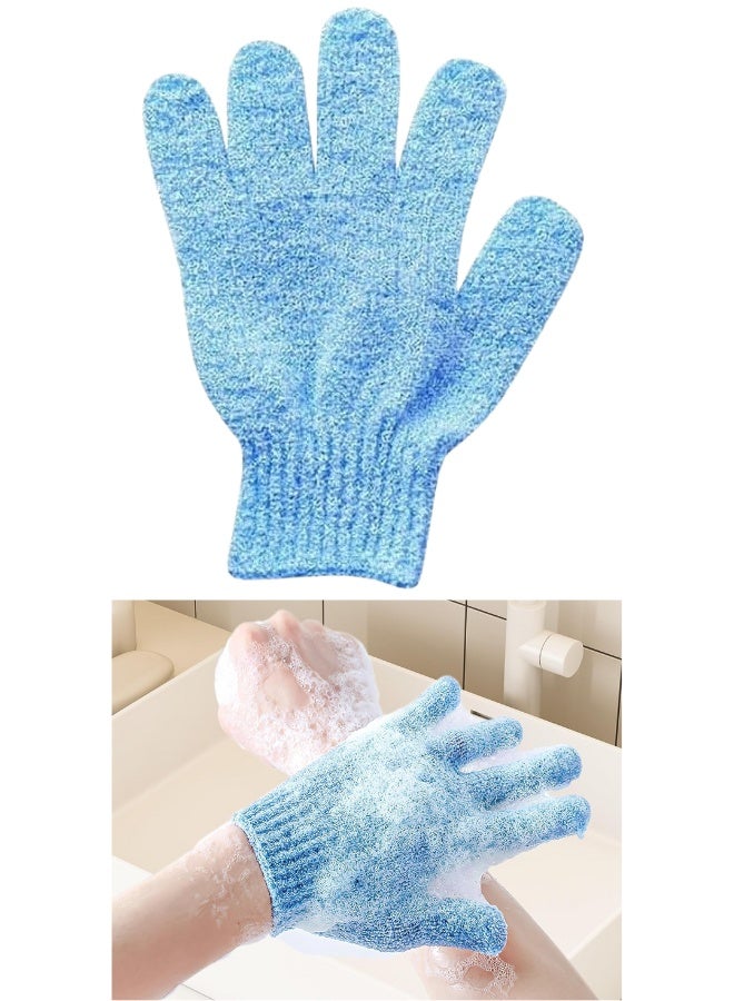Exfoliating Gloves, 1Pc, Skin Exfoliator for Body, Shower Gloves, Scrub Gloves Exfoliating, Exfoliating Body Scrub Gloves, Loofah Glove, Exfoliation Mitt, Bath Gloves- multicolor - Image 2