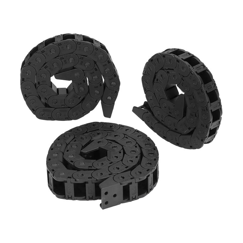3Pcs Nylon Drag Chains for 3D Printer with 3 Hole Bridge Type Open Type Carrier Chain, 2pcs 460mm Nylon Drag Chains and 1pcs 550mm Nylon Drag Chains - Image 3