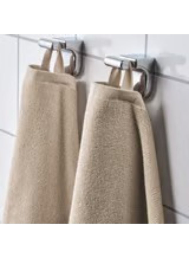 Bath towel light beige 70x140 cm - Image 2