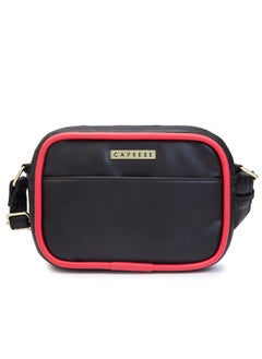 CAPRESE Caprese Gracie Solid Black Faux Leather Medium Sling Bag  - Image 1
