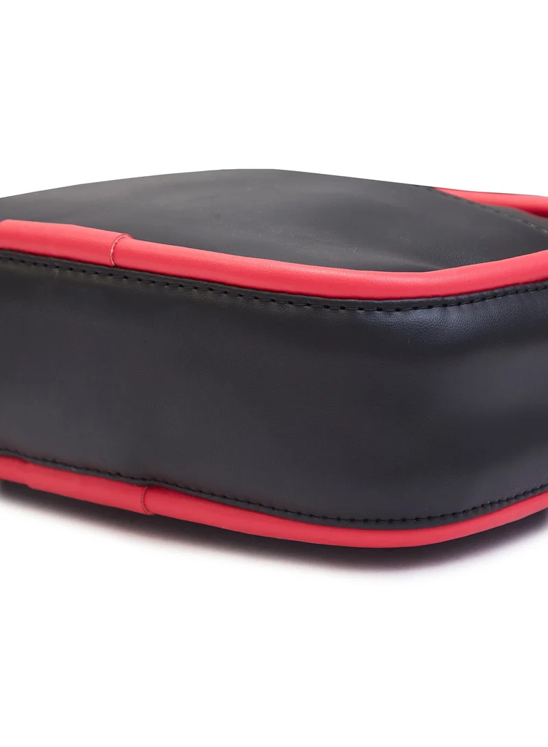 CAPRESE Caprese Gracie Solid Black Faux Leather Medium Sling Bag