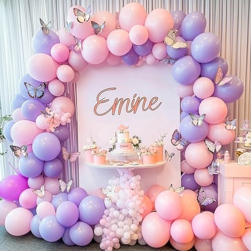 RUBFAC 87pcs Light Pink Balloons Different Sizes 18 12 10 5 Inches for Garland Arch, Premium Pastel Pink Balloons for Valentine's Day Girl Birthday Wedding Baby Shower Bridal Shower Party Decorations - Image 4