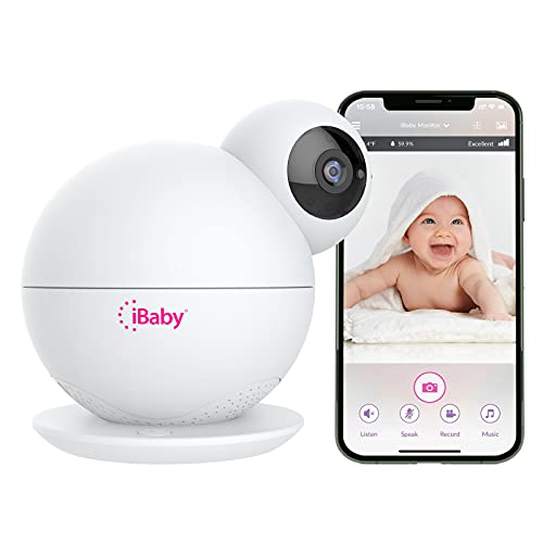iBaby M8L WiFi Baby Monitor with Camera & Audio: Sleep Tracking, Motion Alerts, Wireless 360º Pan 110º Tilt, Temperature Sensor, 1080PFull HD Video, Night Vision, Support Multi-User on Smartphone APP - Image 1