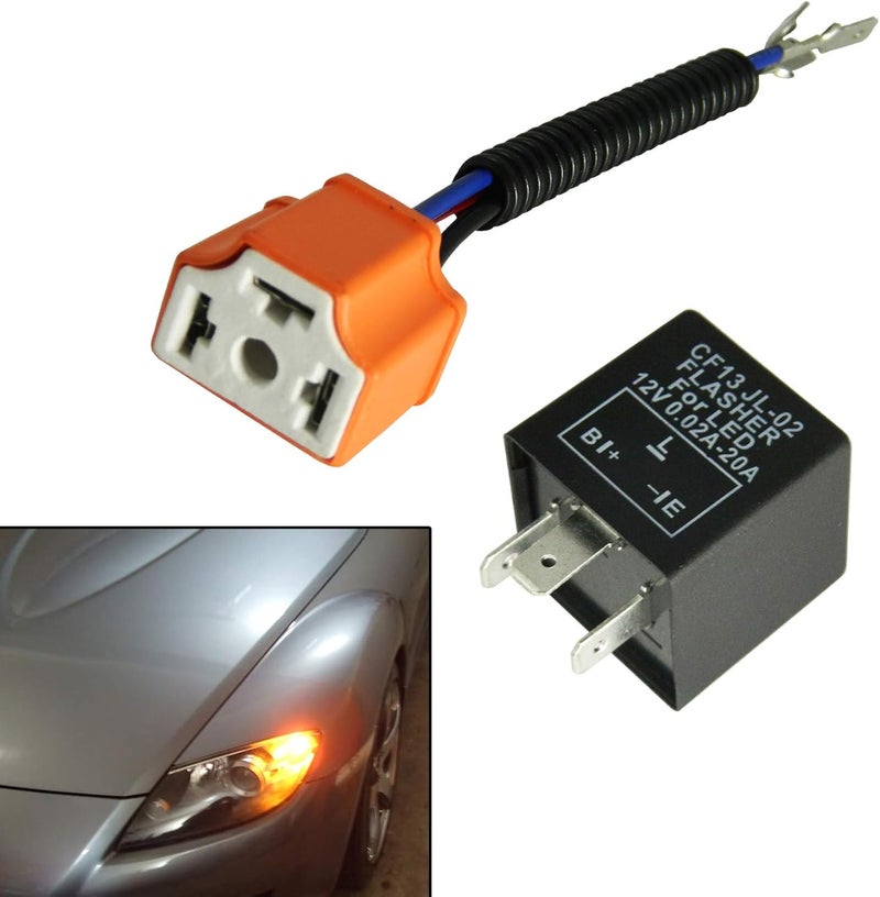 Xotic Tech 3-Pin LED Flasher Relay with Conversion Wire - Image 4