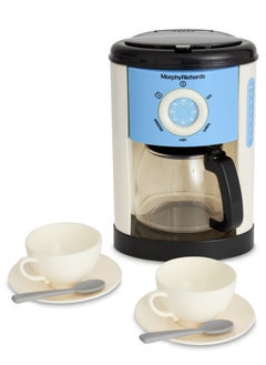 CASDON Morphy Richards Toy Coffee Maker Set with Fillable Water Chamber, Coffee Pot, Cups, Saucers & Spoons – Pretend Play for Ages 3+  - Image 2