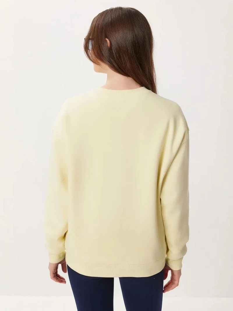 Happiness İstanbul ISTANBUL Crew Neck Printed Sweatshirt