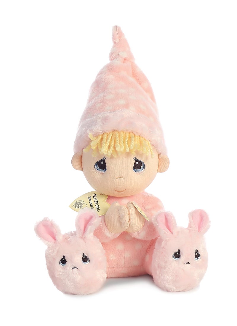 Aurora - Precious Moments - 9.5" Precious Prayer Girl,Pink - Image 1