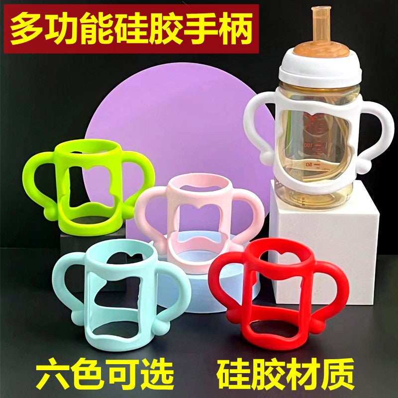 Bei Zhixing Suitable For Beiqin Bottle Handle Accessories Wide Mouth Label Mouth Universal Bottle Handle Silicone Soft Handle Grip - Image 4