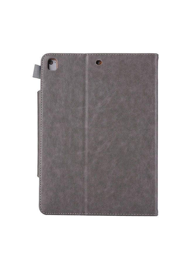 NIBEMINENT Business Style Horizontal Flip Leather Case With Holder/Card Slot/Photo Frame And Wallet For Apple iPad 10.2 inch Grey  - Image 2