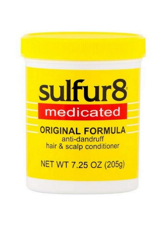 سولفور 8 مرطبان بلسم الشعر وفروة الرأس الأصلي Sulfur-8 سعة 7.25 أونصة (عبوة من قطعتين)