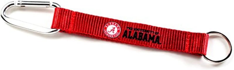 NCAA Alabama Crimson Tide Carabiner Lanyard Keychain