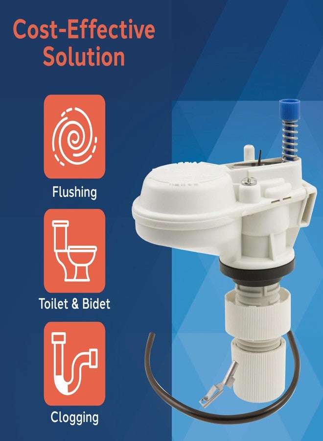 Plumb Craft PlumbCraft Anti-Siphon Toilet Fill Valve Assembly, Toilet Fill Valve Replacement Kit for Most Toilets, Ideal Toilet Accessory for Toilet Repair, DIY Pump and Plumbing Equipment - Image 2