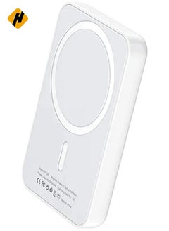Power Bank Wireless 5000mAh Mag-Safe Matte,  Power Bank Fast Charging, Portable Charger, Magnetic Rechargeable Battery Pack Station For iPhone 13/12/Galaxy S21/S20