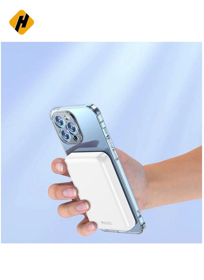 HuHa - Power Bank Wireless 5000mAh Mag-Safe Matte,  Power Bank Fast Charging, Portable Charger, Magnetic Rechargeable Battery Pack Station For iPhone 13/12/Galaxy S21/S20 - Image 1