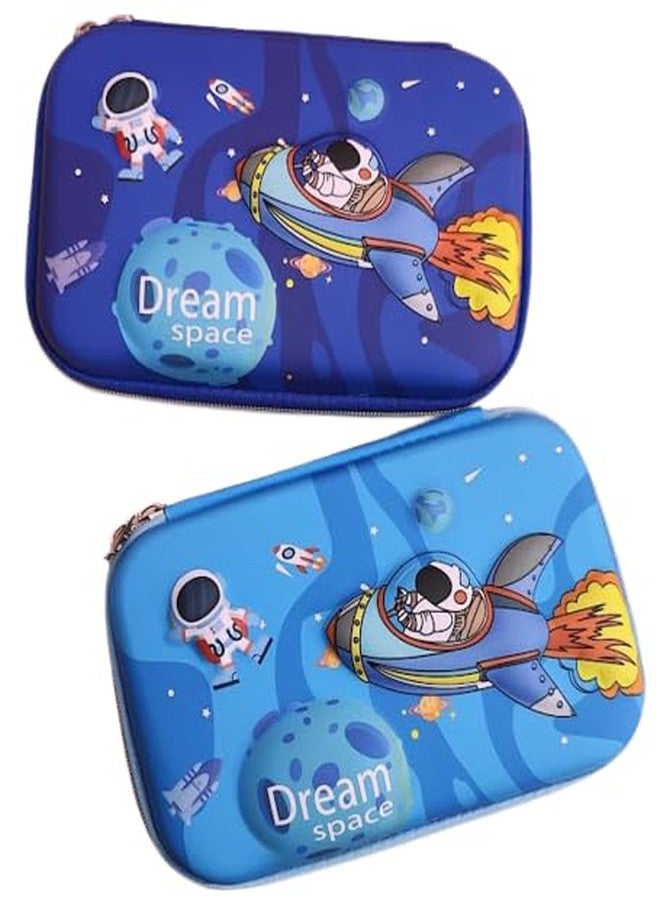 Tera13 TERA 13 Pencil Case for Boys (1 pcs) Space Theme Hardtop Pencil Case with Comparmeents Kids Large Capacity School Supply Organizer Student Stationary Box-Kids Boys Pen Pouch - Image 1