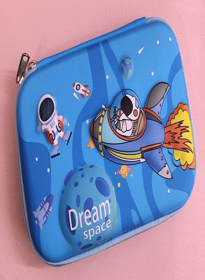 Tera13 TERA 13 Pencil Case for Boys (1 pcs) Space Theme Hardtop Pencil Case with Comparmeents Kids Large Capacity School Supply Organizer Student Stationary Box-Kids Boys Pen Pouch - Image 2