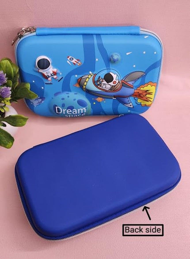 Tera13 TERA 13 Pencil Case for Boys (1 pcs) Space Theme Hardtop Pencil Case with Comparmeents Kids Large Capacity School Supply Organizer Student Stationary Box-Kids Boys Pen Pouch - Image 4