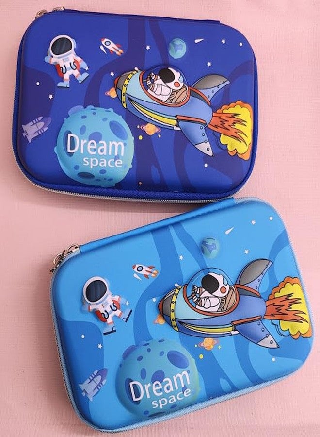 Tera13 TERA 13 Pencil Case for Boys (1 pcs) Space Theme Hardtop Pencil Case with Comparmeents Kids Large Capacity School Supply Organizer Student Stationary Box-Kids Boys Pen Pouch - Image 3