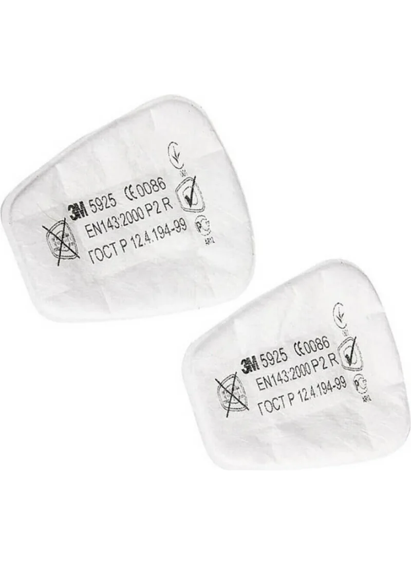 ثري ام ™ 5925 P2 Mask Filter Pad - 1 Pair