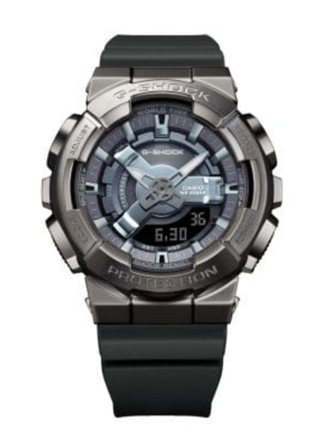 CASIO Women Watch G-Shock Analog Digital Black Dial Resin Band Gm-S110B-8Ad - Image 1