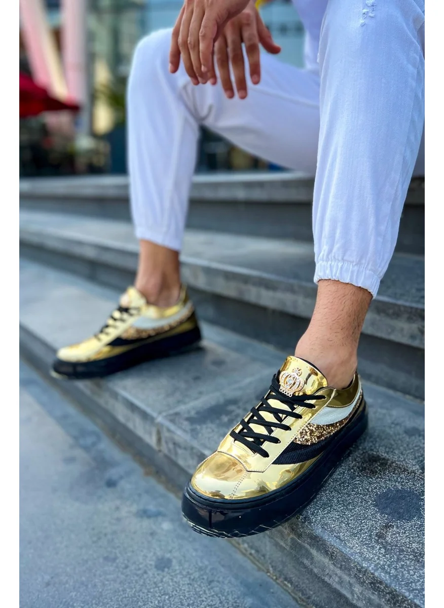 Chekich CH975 Majesty St Men's Shoes Gold