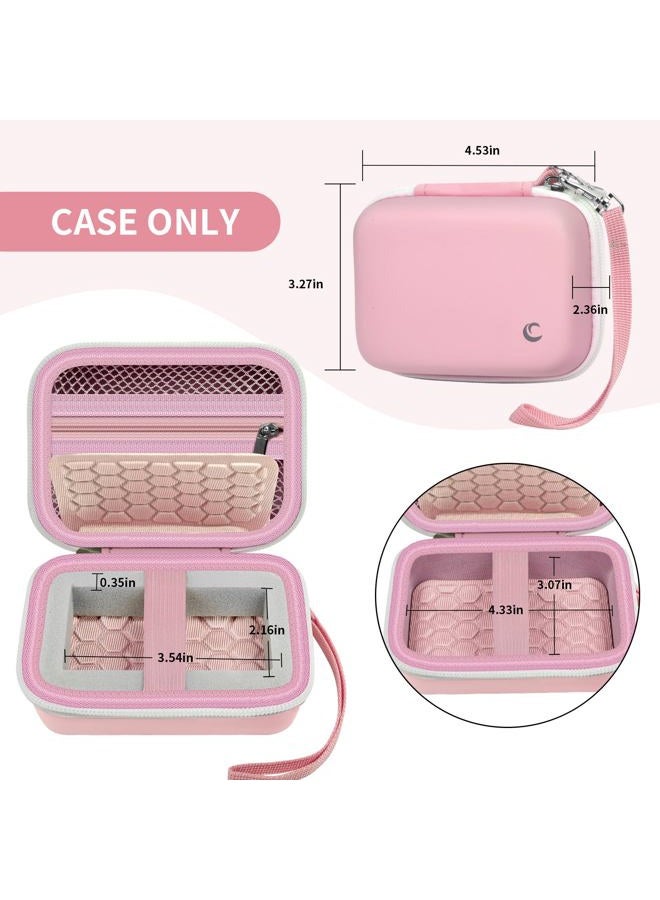 Comecase Carrying & Protective Case for Digital Camera, AbergBest 21 Mega Pixels 2.7" LCD Rechargeable HD/Kodak Pixpro/Canon PowerShot ELPH 180/190 / Sony DSCW800 / DSCW830 Cameras for Travel-Pink - Image 5