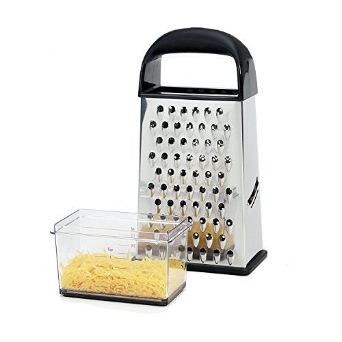 Good Cook GoodCook Touch 4-sided Box Grater, Stainless Steel Blades with Collection Cup included - Image 2
