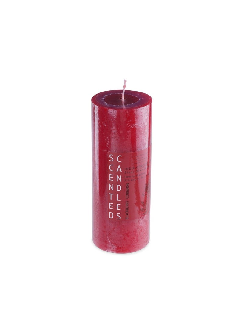 Pan Home Indulgence Blackberry Cinnamon Pillar Candle Dia7x18 cm - 80 Hrs - Image 3