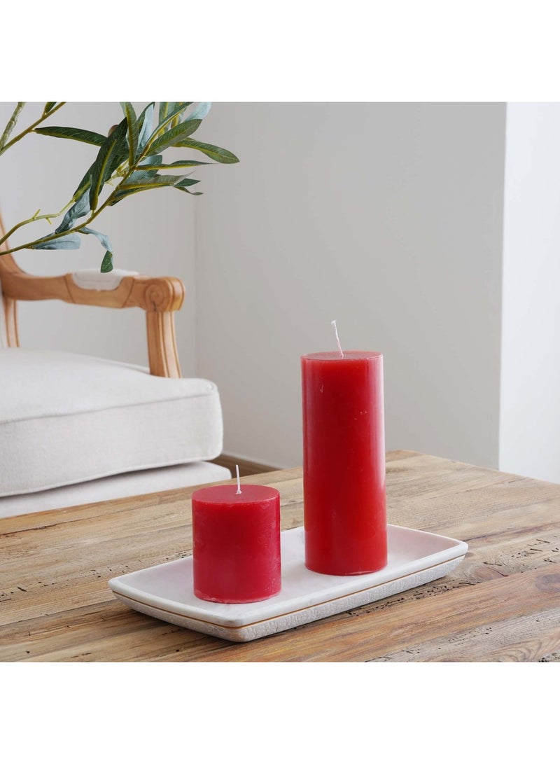 Pan Home Indulgence Blackberry Cinnamon Pillar Candle Dia7x18 cm - 80 Hrs - Image 1