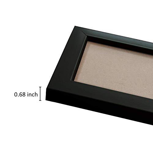 Stuthi Arts Wood MDF Photo Frame With Glass (Black,9 Photos) Wall Mount, Rectangular, 5 x 7 inches (3 pieces), 4 x 6 inches(6 pieces) - Image 4